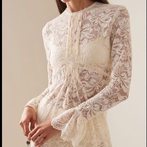 Paco Rabanne Lace Maxi Dress